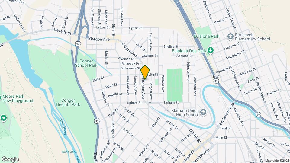1513 Oregon Ave Map and Location Details