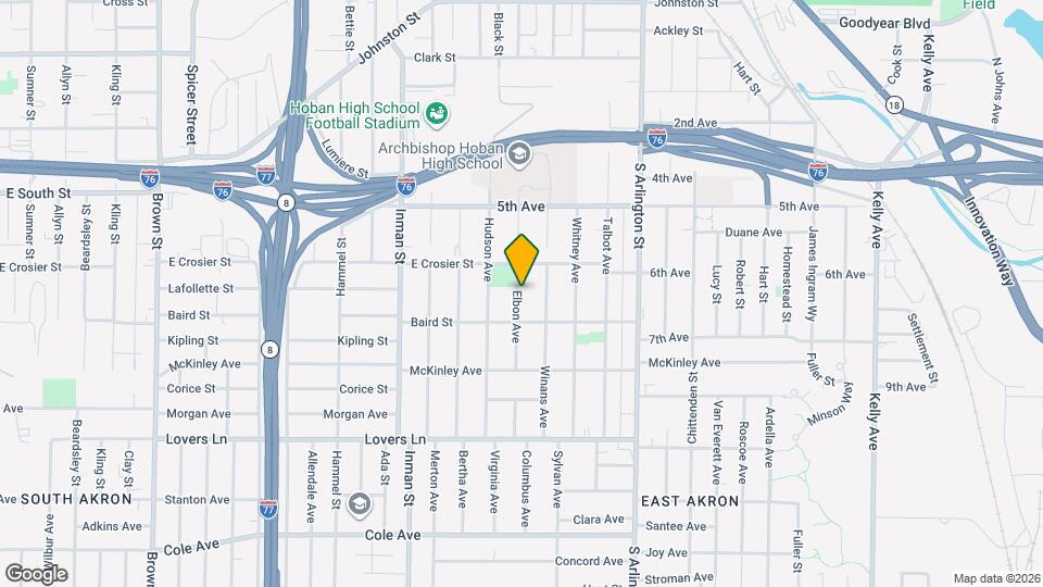 569 Elbon Ave Mapa y Detalles de la Ubicación