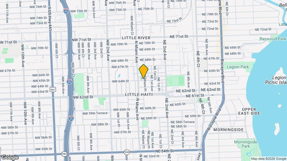 35 NE 64th St Mapa y Detalles de la Ubicación