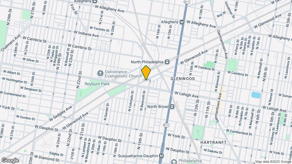 1616 W Glenwood Ave, Unit 2 Map and Location Details