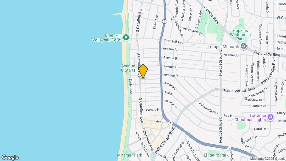 1206 S Catalina Ave Map and Location Details