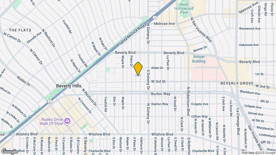 337 N Oakhurst Dr Map and Location Details