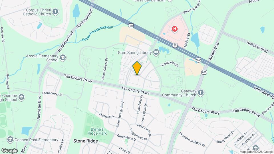 24673 Nettle Mill Square Map and Location Details