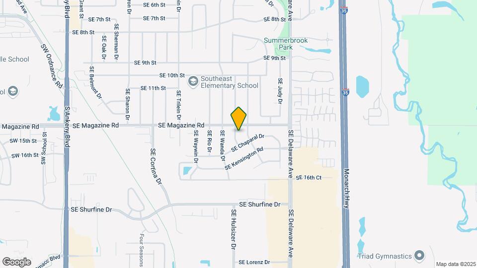 1405 SE Michael Dr Map and Location Details