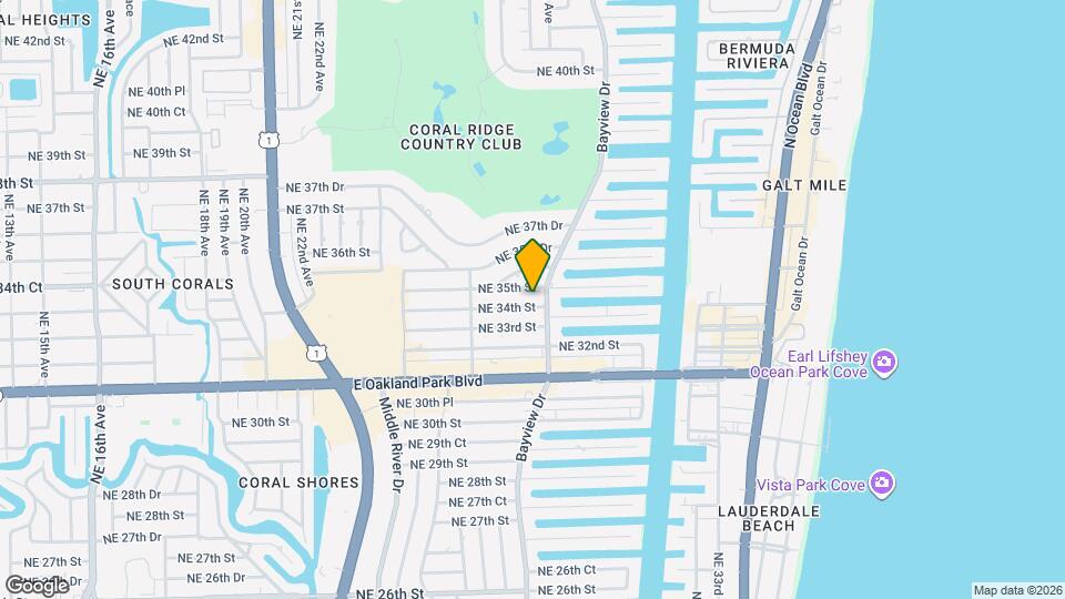 2757 NE 34th St Map and Location Details