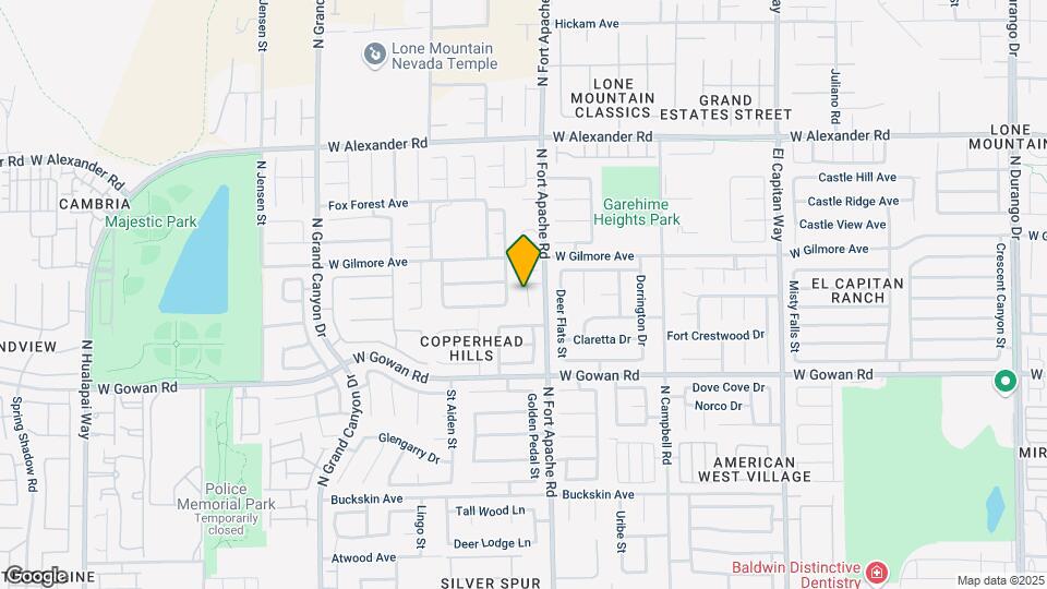 3719 Gilmore Creek St Map and Location Details