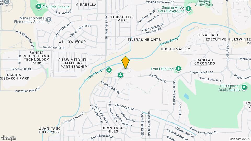 12028 Zanjero Rd SE Map and Location Details