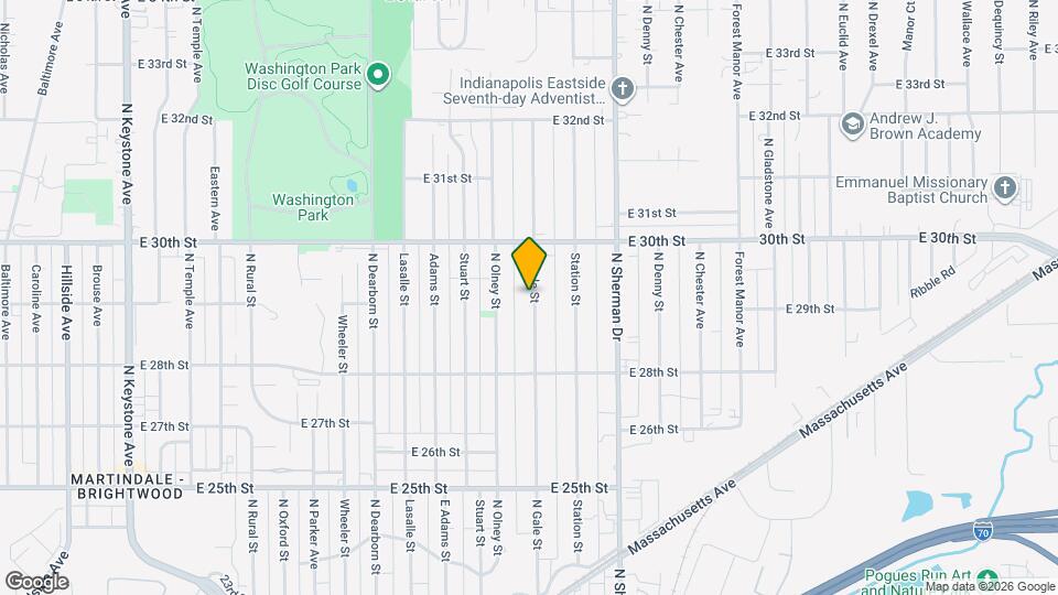 2910 N Gale St Map and Location Details