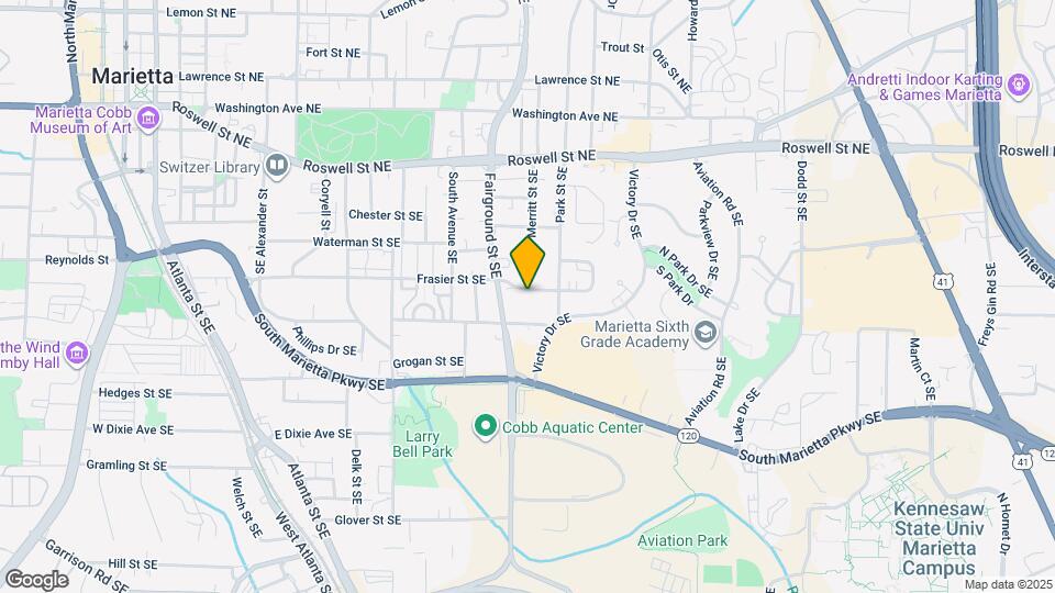 624 Frasier St Map and Location Details