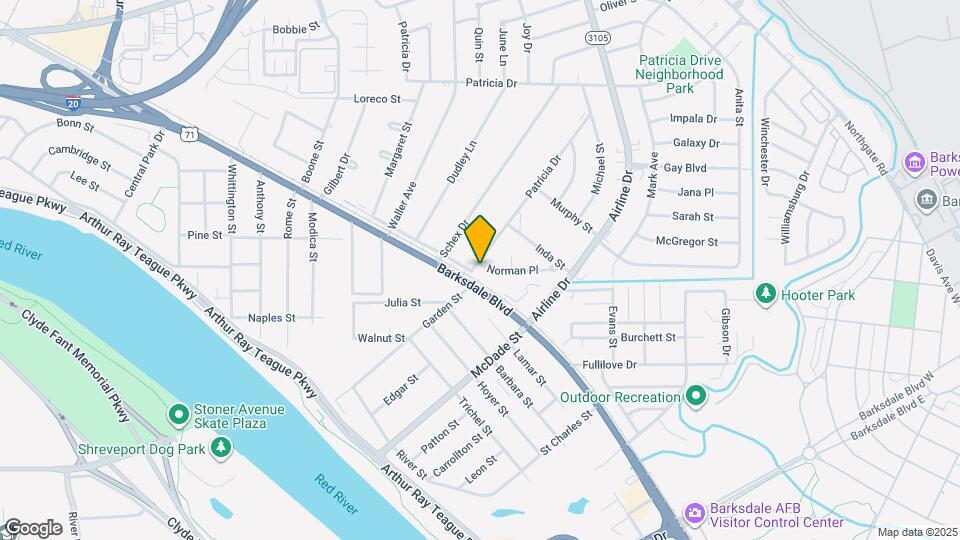 3000 Norman Pl Map and Location Details