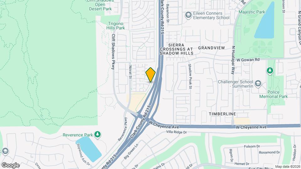 3444 N Bearpin Gap Ln Map and Location Details