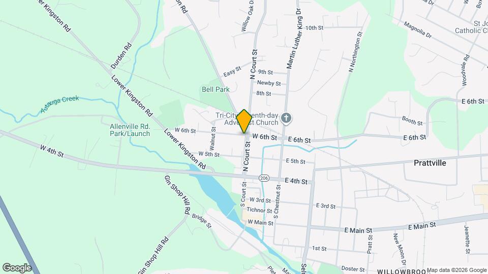 257 N Court St Map and Location Details