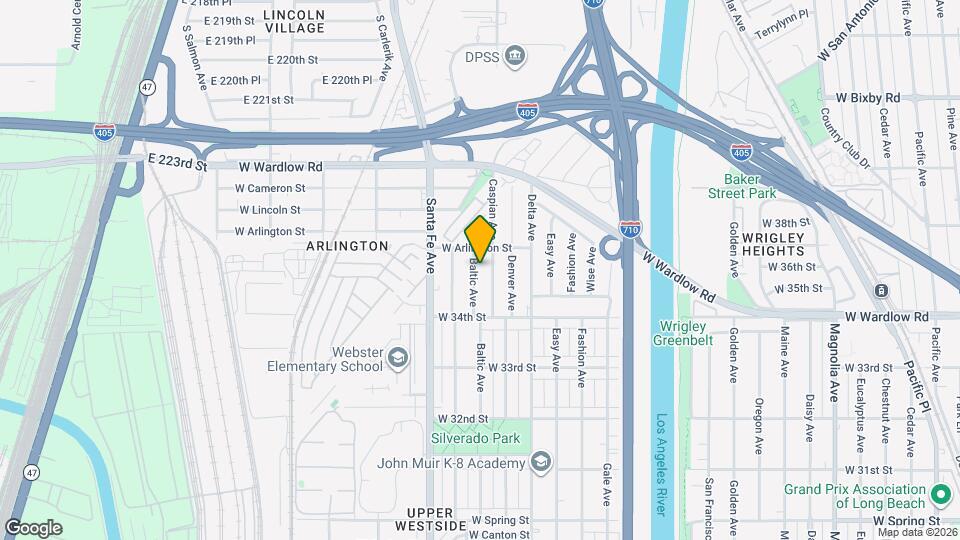 3532 Baltic Ave Map and Location Details