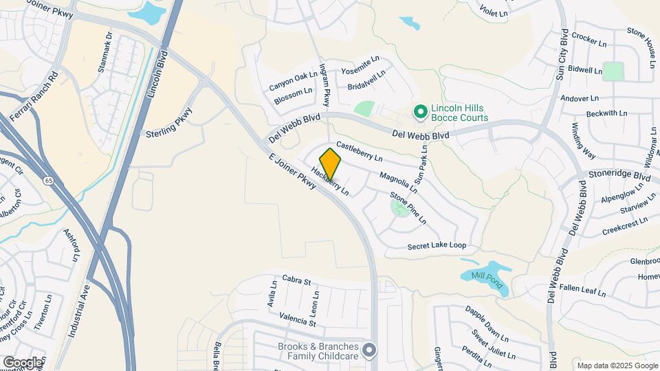 1623 Hackberry Ln Map and Location Details