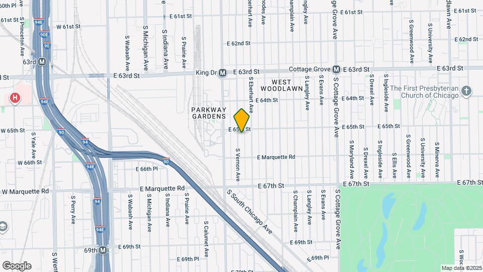 6511 S Vernon Ave Map and Location Details