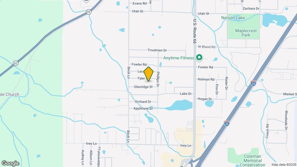 1137 Glenridge St Map and Location Details
