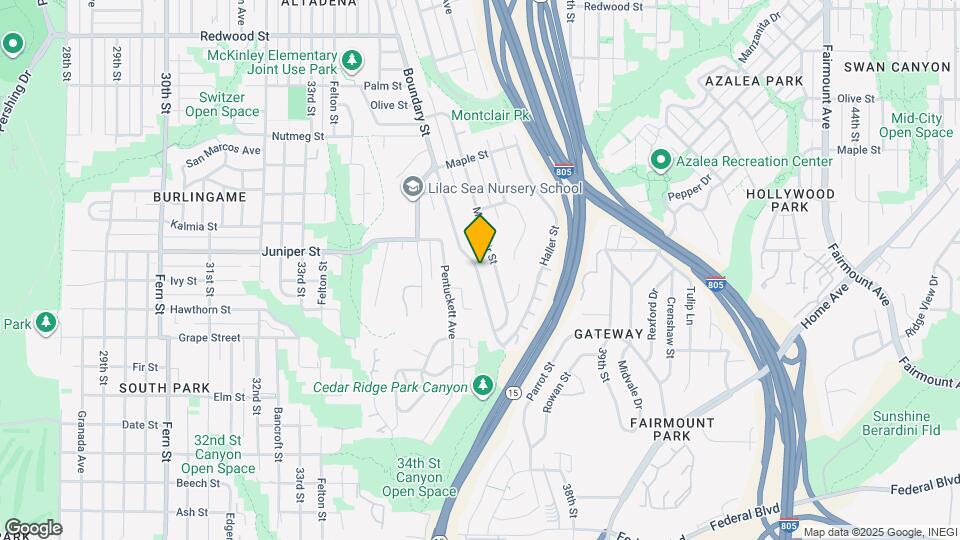 2231 Boundary St Map and Location Details