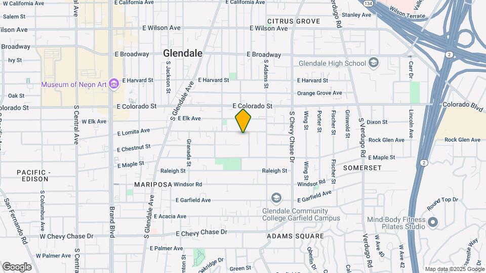 904 E Lomita Ave Map and Location Details