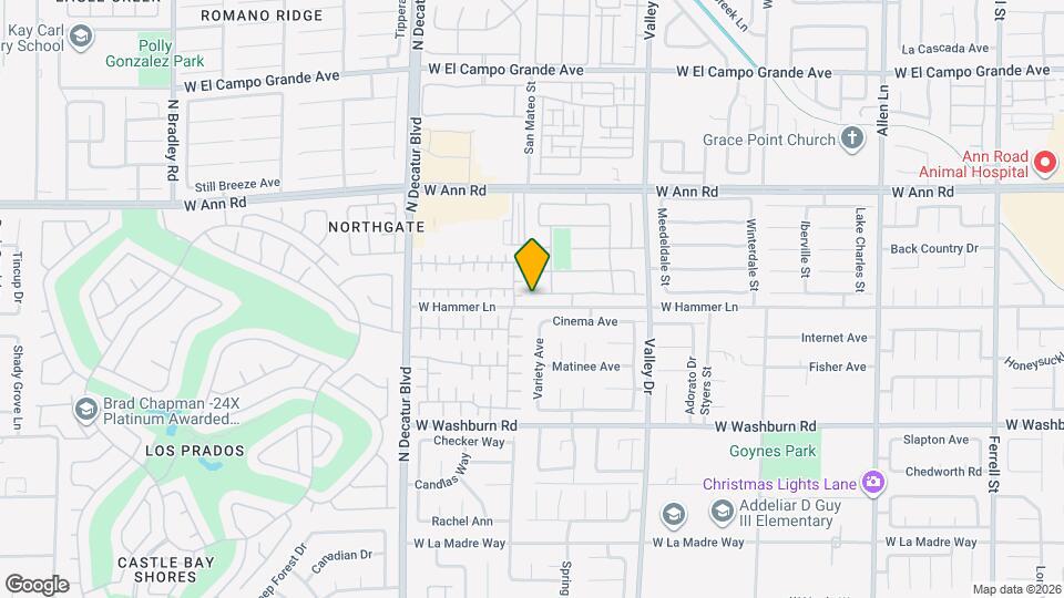 4455 Scarlet Sea Ave Mapa y Detalles de la Ubicación