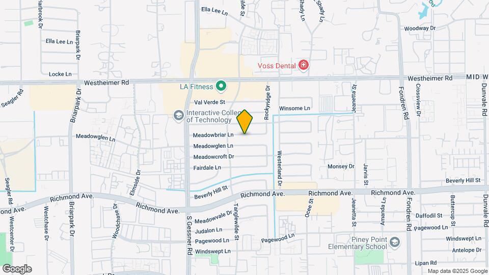 9531 Meadowbriar Ln Map and Location Details