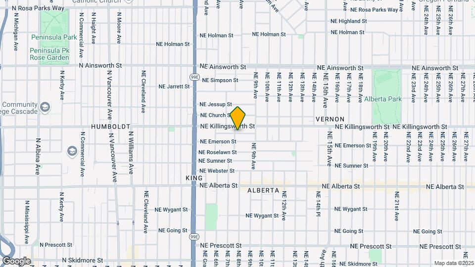 815 NE Killingsworth Ct Map and Location Details