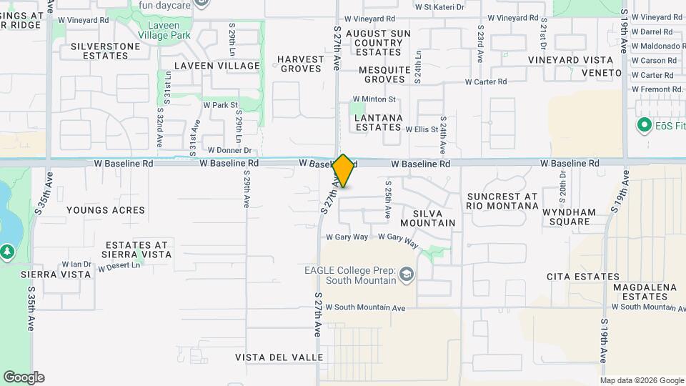 2624 W Beautiful Ln Map and Location Details