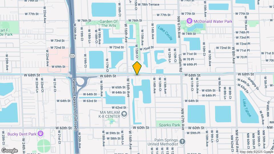 1530 W 68th St Mapa y Detalles de la Ubicación