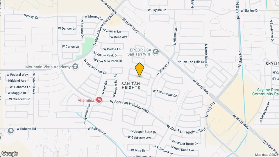 2813 W Hayden Peak Dr Map and Location Details