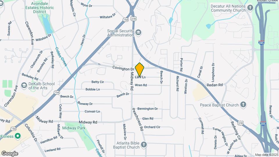 3405 Lark Ln Map and Location Details
