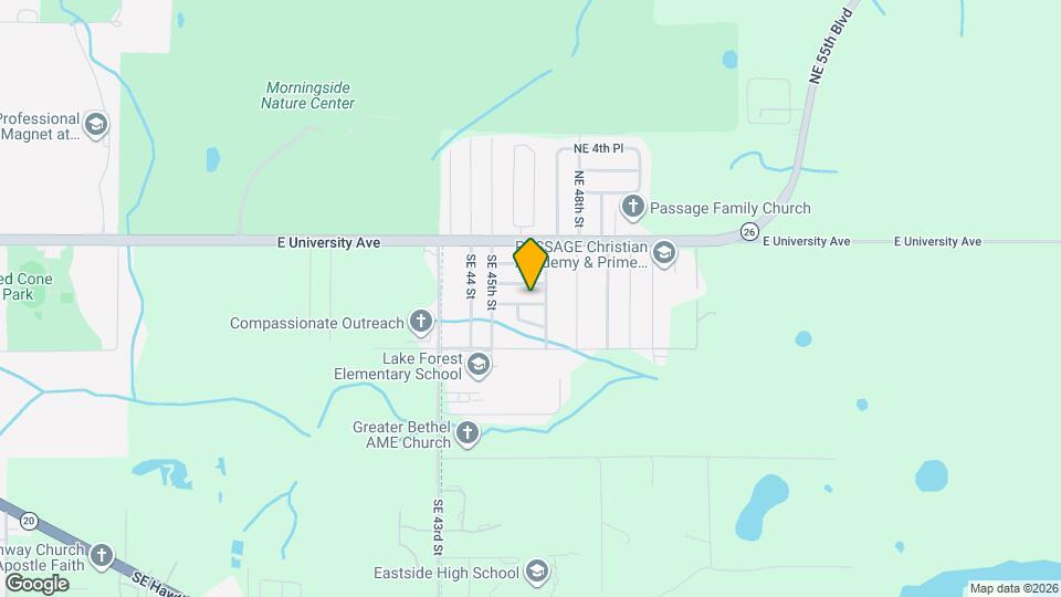 4618 SE 2nd Pl Map and Location Details