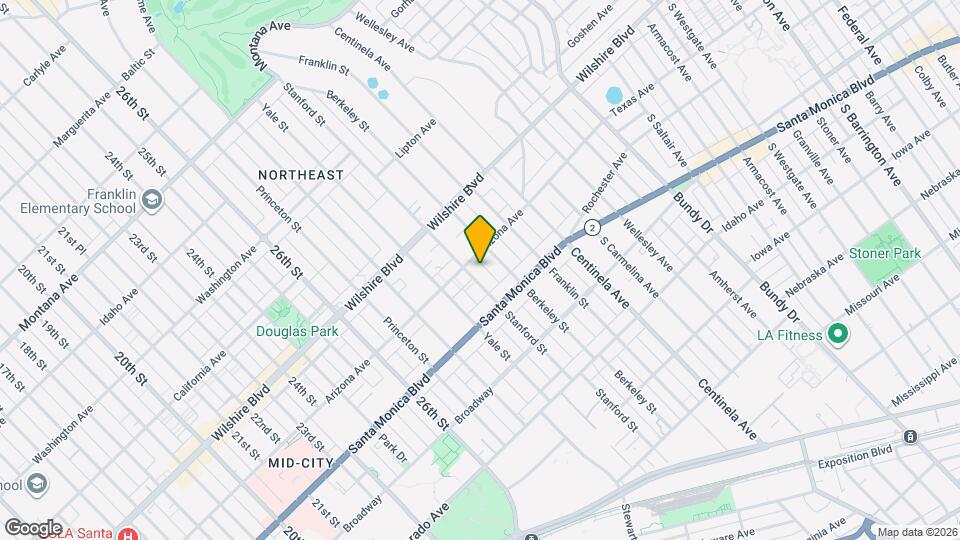 1317 Stanford St Map and Location Details