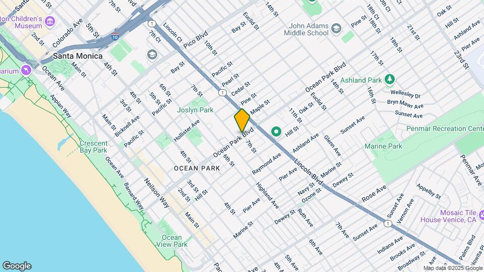 660 Ocean Park Blvd Map and Location Details