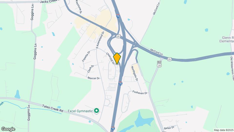 313 Churchill Dr Map and Location Details