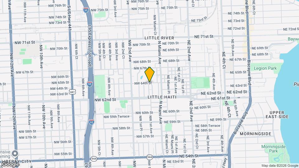 6344 NW Miami Pl Map and Location Details
