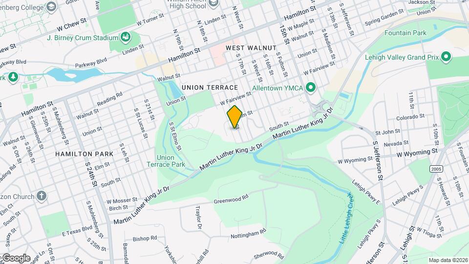 428 S 18th St Map and Location Details