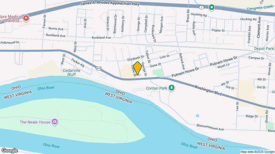 1722 Washington Blvd Map and Location Details