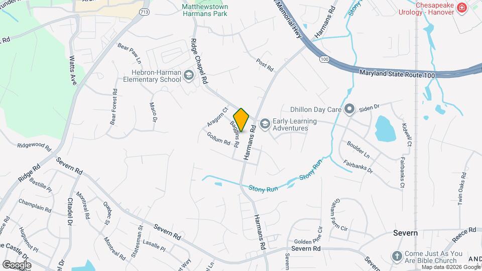 7717 Baggins Rd Map and Location Details