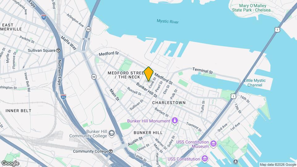 17 Sheafe St Mapa y Detalles de la Ubicación
