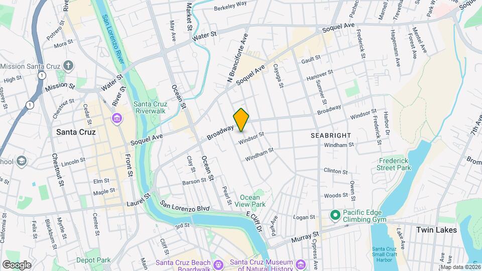 411-B S Branciforte Ave Map and Location Details