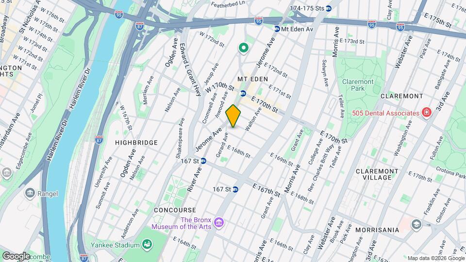27 E 169th St Map and Location Details