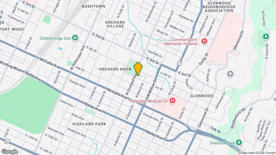 1905 Ivy St Mapa y Detalles de la Ubicación