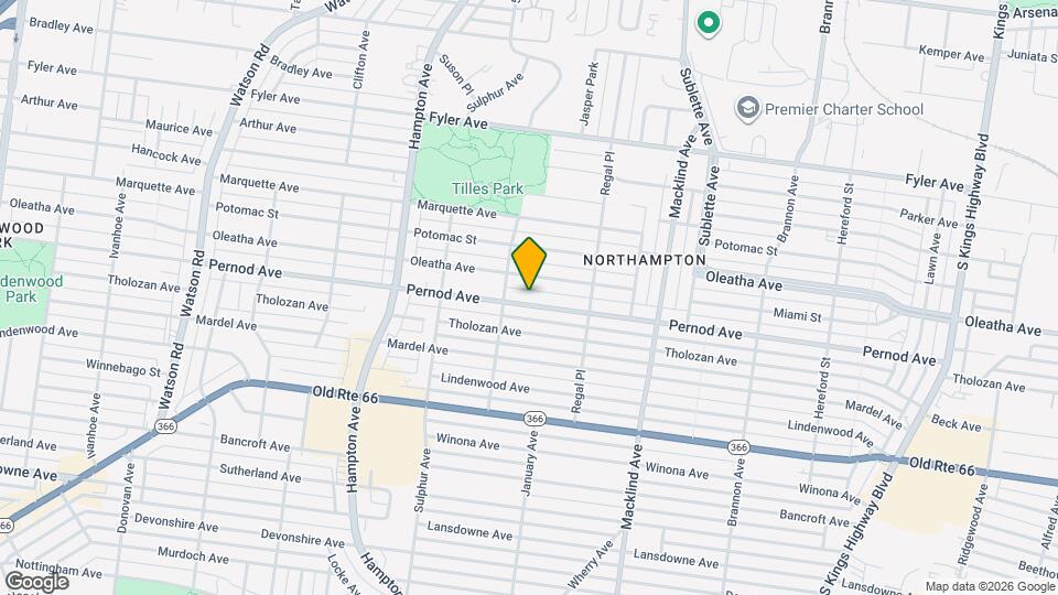 5665 Pernod Ave Map and Location Details