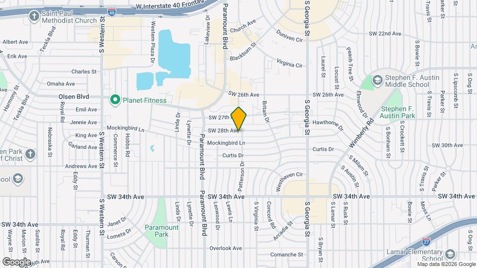 3105 SW 28th Ave Map and Location Details