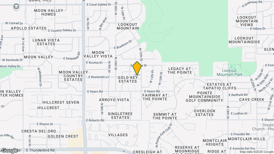 1128 E Rowlands Ln Map and Location Details