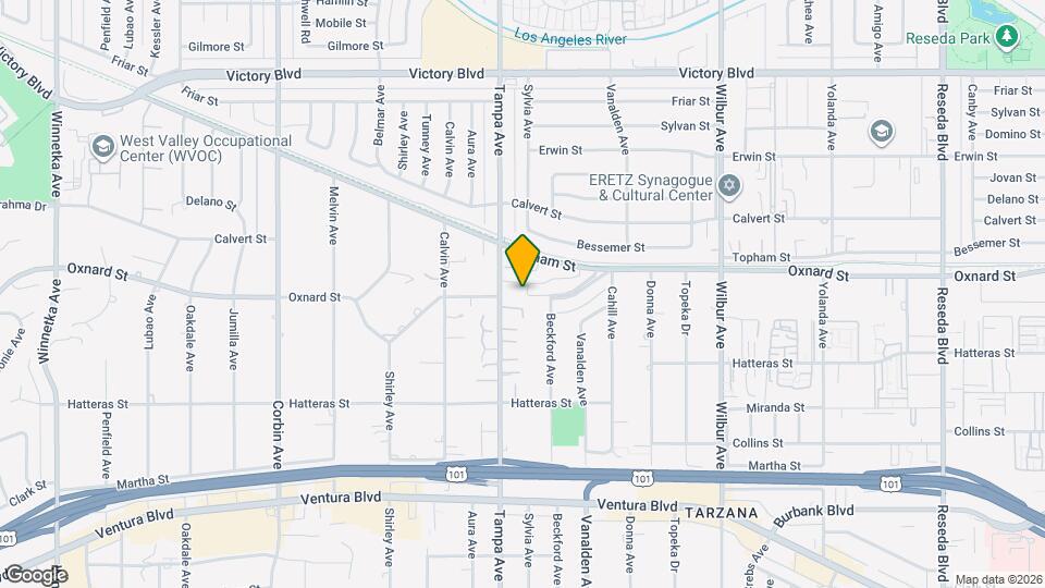 19251 Oxnard St Mapa y Detalles de la Ubicación