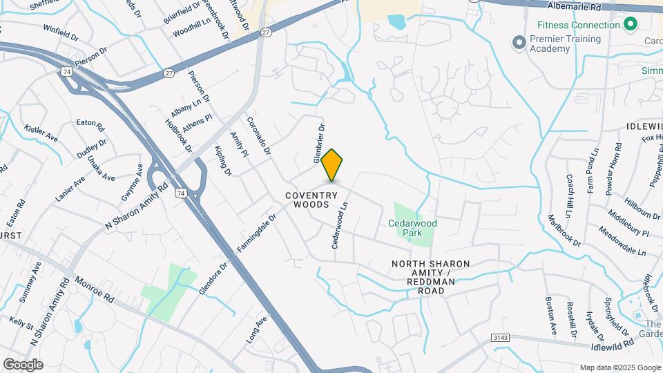 6519 Farmingdale Dr Map and Location Details