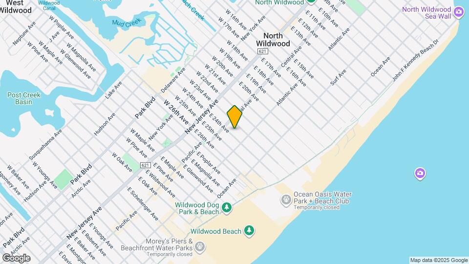 215 E 24th Ave Map and Location Details