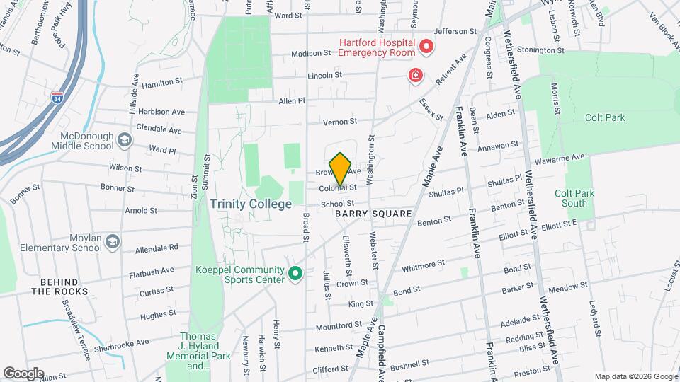 35 Colonial St, Unit 1 Map and Location Details