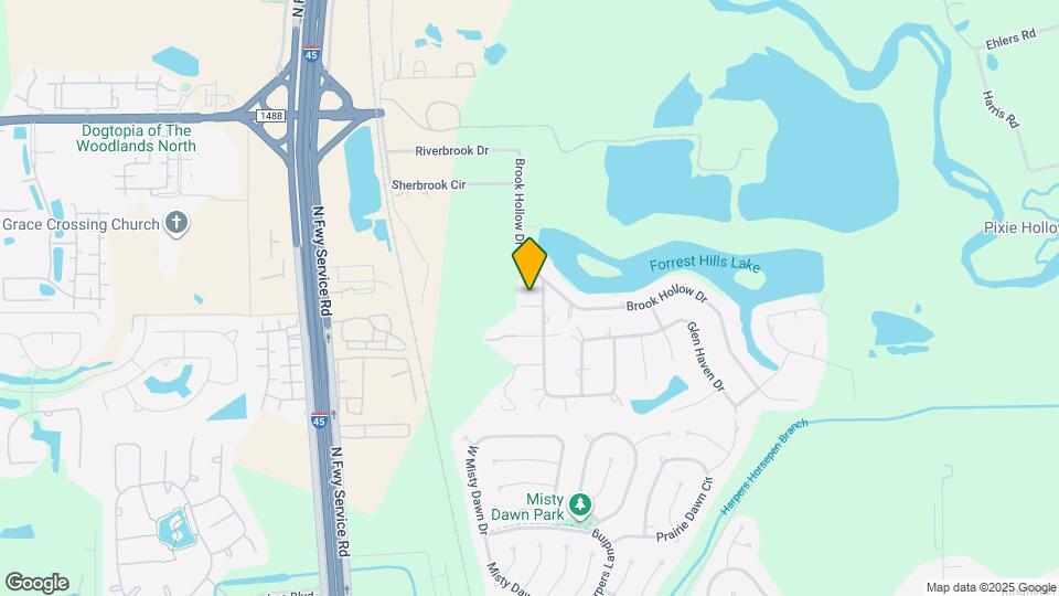 303 Shady Glen Ln Map and Location Details