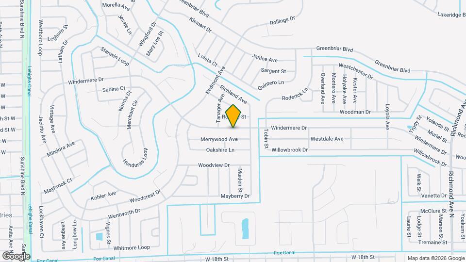 551 Windermere Dr Map and Location Details